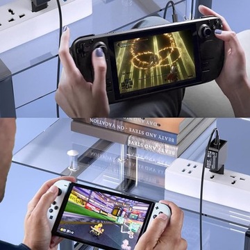 ЗАРЯДНОЕ УСТРОЙСТВО ДЛЯ STEAM DECK/SWITCH/LITE/OLED 1.8M 20V/2.25A 5V-15V/3A 45W TYPE-C