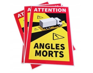 ANGLES MORTS martwe pola 5 sztuk druk UV LED