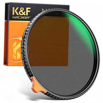 K&F Filtr Black Mist 1/4 + ND2-ND32 72mm NanoX