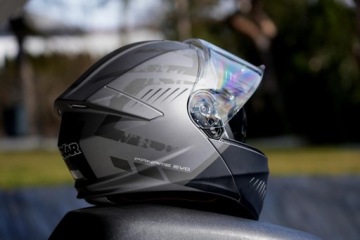 ROXAR PANAME EVO EDGE ТЕМНО-МАТОВЫЙ СЕРЫЙ МОТОЦИКЛСКИЙ ШЛЕМ размер XXL Like Lazer