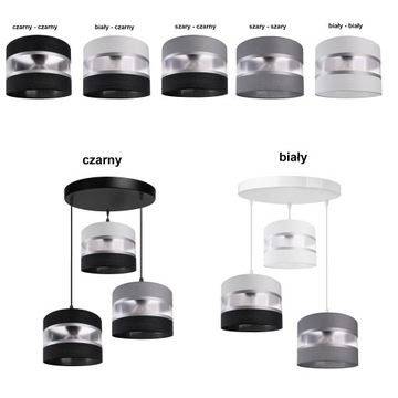 СВЕТОДИОДНЫЙ ПОТОЛОЧНЫЙ СВЕТИЛЬНИК ПОДВЕСНАЯ ЛЮСТРАААБАЖЕР 3 X E27 OVEREND РАЗЛИЧНЫЕ ЦВЕТА