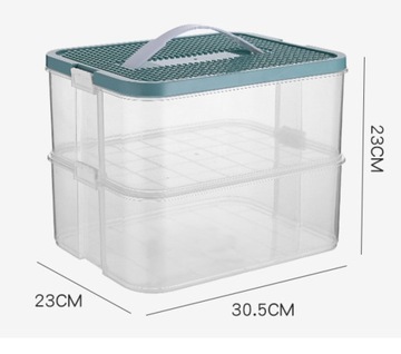 КОРОБКА ДЛЯ ИГРУШЕК КОНТЕЙНЕР КИРПИЧИ 2-СЛОЙНАЯ ИСТОРИЯ ОРГАНАЙЗЕР LEGO