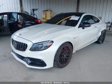Mercedes 2021 Mercedes-Benz Klasa C 2021r, AMG 63, Coupe, 4.0L 4.0 Benzyna 503KM, zdjęcie 4