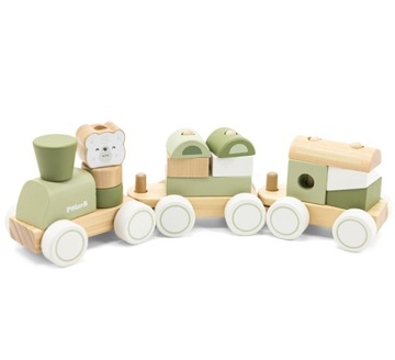 VIGA POLAR B ДЕРЕВЯННЫЙ ПОДНОС С БЛОКАМИ ЗЕЛЕНЫЙ 44231