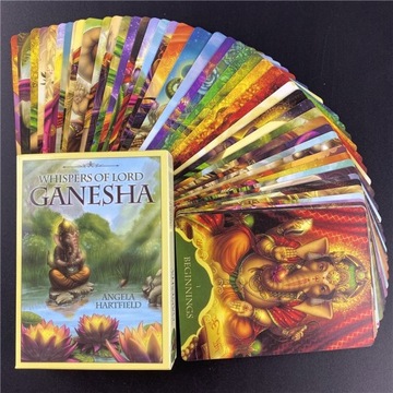 Whispers Of Lord Ganesha Oracle Deck Table Card