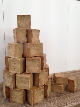 НАТУРАЛЬНОЕ ОЛИВКОВОЕ МЫЛО АЛЕППО 100% БЕЗ УПАКОВКИ