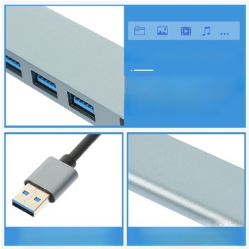 USB-концентратор 4-ПОРТОВОЙ USB-РАЗЪЕМ USB-РАЗВЕТВИТЕЛЬ USB-ПОРТОВЫЙ РАЗЪЕМ ДЛЯ РАСШИРЕНИЯ ПОРТОВ USB