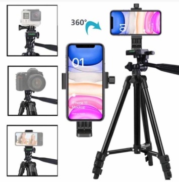 Прочный штатив 4 в 1 Bluetooth Пульт дистанционного управления Держатель телефона Камера Штатив