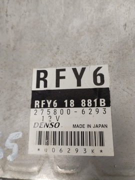 JEDNOTKA ŘÍZENÍ MOTORU MAZDA PREMACY RFY618881B 2758006293