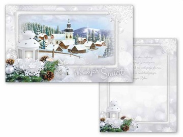 KARNET MAŁY LAURKA KARTKA ŚWIĘTA BN + KOPERTA