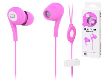 НАУШНИКИ-ВКЛАДЫШИ С ПРОВОДНЫМ РАЗЪЕМОМ ДЛЯ ЗАЖИМА ДЛЯ МИКРОФОНА, КНОПКА BASS 3,5 ММ