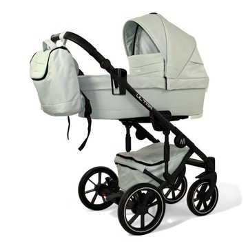 MOMMO ULTRA Светло-серая многофункциональная коляска 3 в 1 + сиденье Cosmo I-size