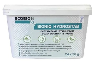 BAKTERIE DO OCZEK WODNYCH NA GLONY OSADY DENNE MUŁ KLAROWNOŚĆ Hydrostab