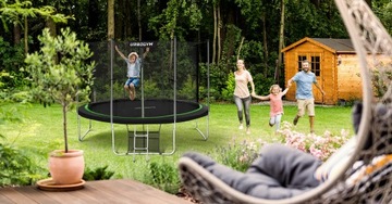 САДОВЫЙ батут С ВНУТРЕННЕЙ СЕТКОЙ ДЛЯ ДЕТСКОГО САДА 8 ФУТОВ 252 СМ