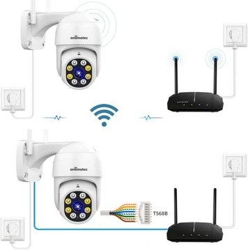 БЕСПРОВОДНАЯ WIFI НАРУЖНАЯ IP PTZ-КАМЕРА 4MPX ПРИЛОЖЕНИЕ TUYA ANOMATEC