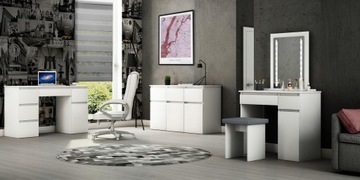 КОМОД 120 СМ БЕЛЫЙ ВМЕСТИМОСТЬ K3 ДЛЯ СПАЛЬНИ