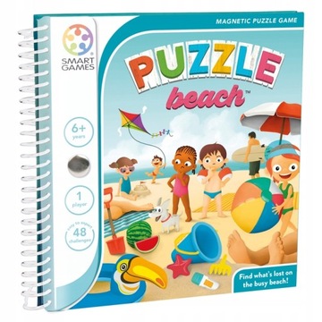 Puzzle BEACH NA PLAŻY Smart Games gra logiczna