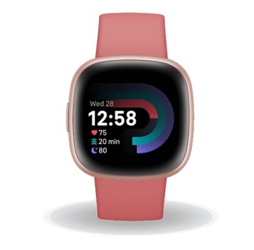 Fitbit от Google Versa 4 GPS Пульс SpO2 Розовый и медный сон