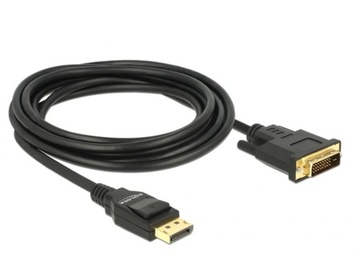 DeLOCK 85314 adapter kablowy 3 m DisplayPort DVI-D