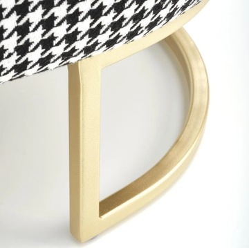 Скамейка HARMONY с функцией контейнера, основание золотое