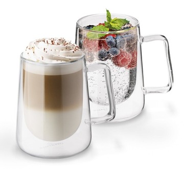 2x 300 ml SZKLANKI TERMICZNE DO kawy herbaty latte