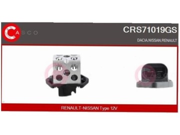 CASCO CRS71019GS REZISTOR VSTUPNÍ MOTOR ELELKTRICKÝ (WENTYLATORA CHLODNICY)