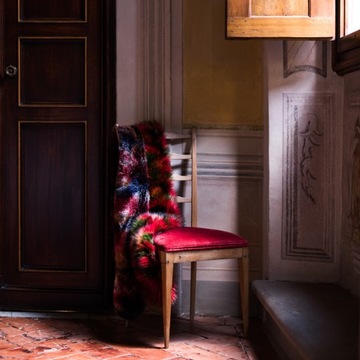 Палантин Broadway - синий, бордовый sz18544