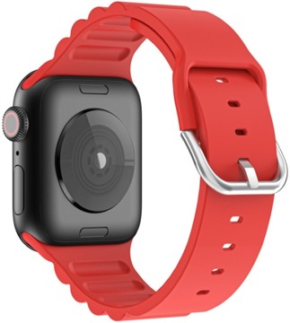 PASEK do SMARTWATCHA APPLE WATCH 2 3 4 5 6 7 8 9 SE 42/44/45/49 mm CZERWONY