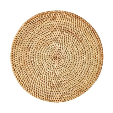 Wiejski Rattan ręcznie okrągła
