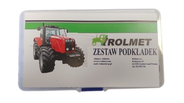 ZESTAW PODKŁADEK METALOWO-GUMOWYCH 100 SZT