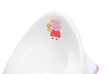 Горшок Tega Baby Peppa Pig противоскользящий, белый размер