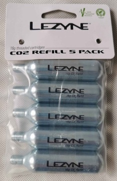 Картриджи LEZYNE 16 г CO2 – упаковка из 5 шт.