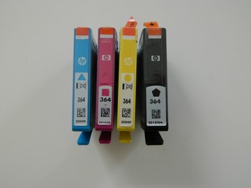KOMPLET TUSZY HP 364 ORYGINAŁ CMYK
