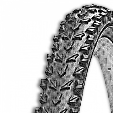MTB opona rowerowa H-523 26x2.10 54-559 czarna