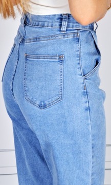 Spodnie Jeansy Plus size Jeansowe BOYFRIENDY 7/8