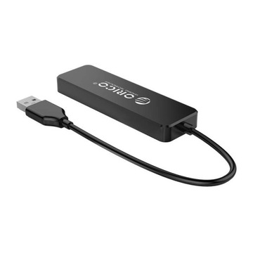Концентратор USB-A 4 порта USB 2.0 черный ORICO