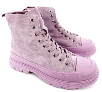 SEASTAR БОТИНКИ КРОССОВКИ ВЫСОКИЕ КРОССОВКИ ФИОЛЕТОВЫЙ R37