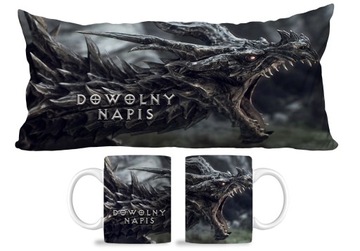 PODUSZKA KUBEK SKYRIM FINALLY AWAKE +dedykacja N2