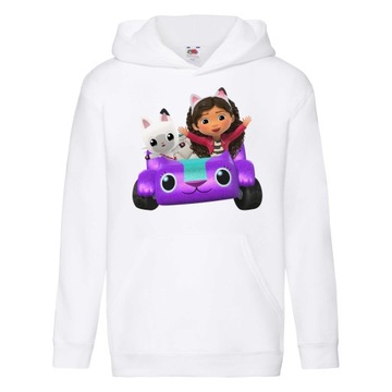 BLUZA KOCI DOMEK GABI Z KAPTUREM 116 cm 5-6 LAT
