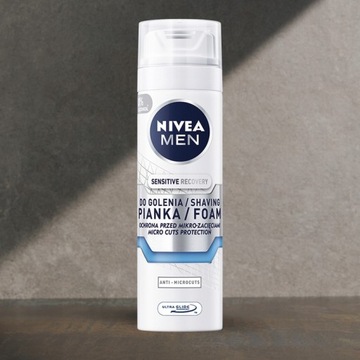 Пена для бритья NIVEA MEN Sensitive Recovery 2 x 200 мл