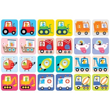 Moje Pierwsze Duuuże Memory Pojazdy Czuczu 2+