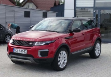 Land Rover Range Rover Evoque I SUV 5d Facelifting 2.0D TD4 180KM 2016 Land Rover Range Rover Evoque 2.0D 180KM 4X4 Automat Skora Alu Super Stan, zdjęcie 4
