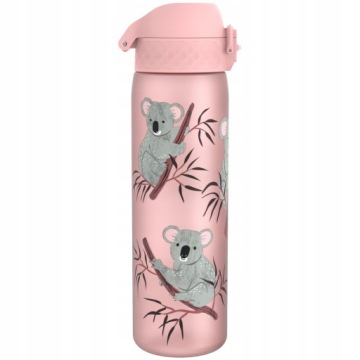 BUTELKA NA WODĘ RÓŻOWY BIDON DZIECIĘCY DZIEWCZĘCY MIŚ KOALA ION8 500ML