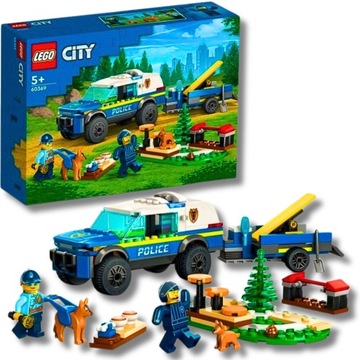 LEGO CITY SZKOLENIE PSÓW POLICYJNYCH W TERENIE 60369 KLOCKI ZESTAW