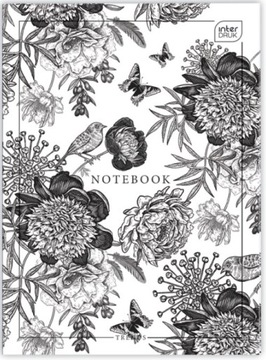 Zeszyt A4-60 INTERDRUK notebook TRENDS - GARDEN