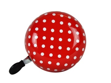 Dzwonek rowerowy Polka Dots ding-dong 80mm