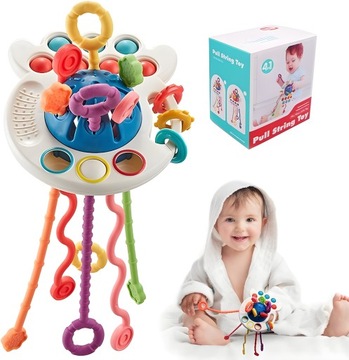 Zabawka Sensoryczna Montessori Gryzak Niemowląt - Bezpieczna i Edukacyjna