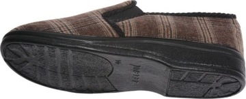 CIEPŁE KAPCIE BAMBOSZE TENISÓWKA KRATA krata-m-br-01 40