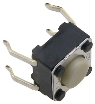 Mikroprzełącznik 6x6x4,3mm cichy do myszki /3445