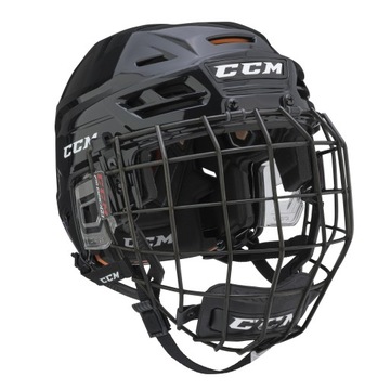 CCM Tacks 710 Combo Senior Kask hokejowy z kratą czarny